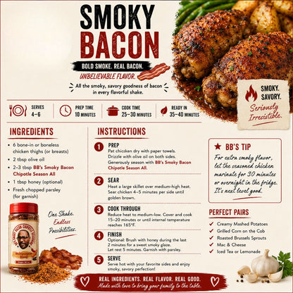 BB's Smoky Bacon Chipotle Seasoning Blend