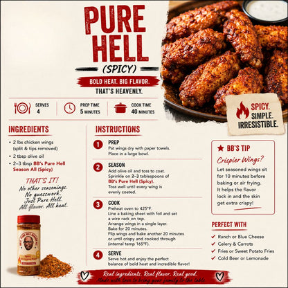 BB’s Pure Hell All Purpose Seasoning Blend